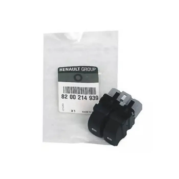 Végkiárusítás Renault Clio III gyári új ablak emelő kapcsoló, dupla bal első 2006-2012-ig